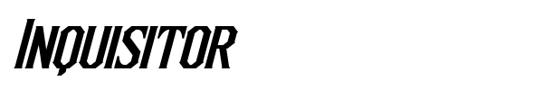 Inquisitor font preview